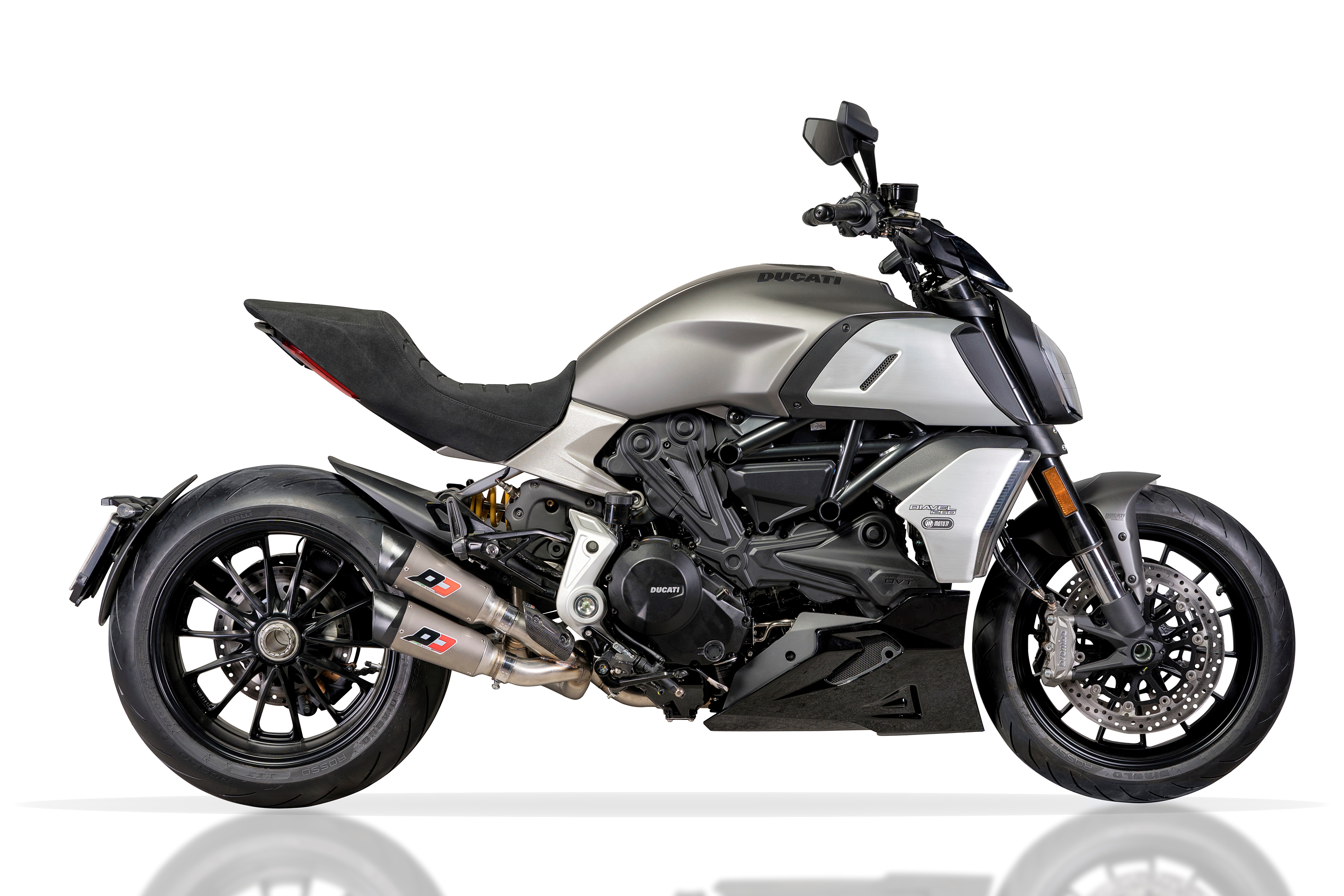 QD Exhaust Dual GunSHot 2-1-2 Exhaust - DUCATI DIAVEL 1260 QD Exhaust Dual GunSHot 2-1-2 Exhaust - DUCATI DIAVEL 1260